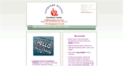 Desktop Screenshot of languageaccess1.com